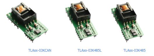 3W AC/DC converter integrated CAN/485 transceiver-TLAxx-03KCAN & TLAxx-03K485(L)