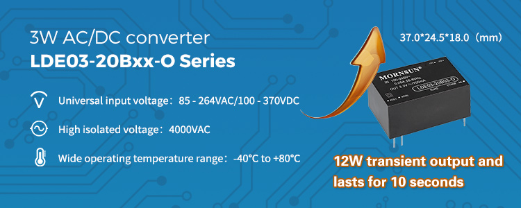 3W AC/DC converter LDE03-20Bxx-O Series