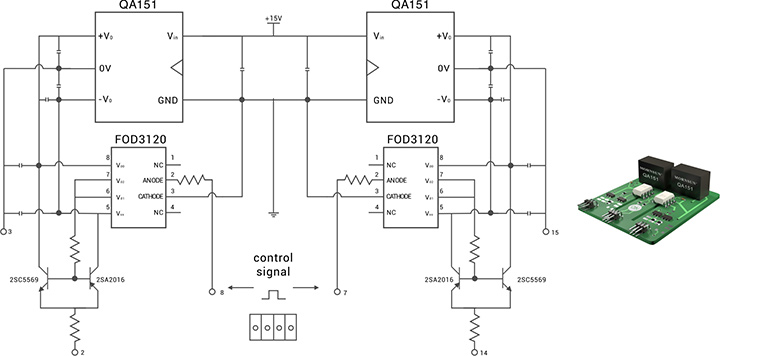 Circuit Diagram of ON Semi Driver Demo Board