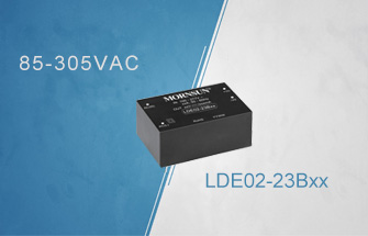 85-305VAC Wide Input Voltage AC/DC Converters LDE02-23Bxx Series