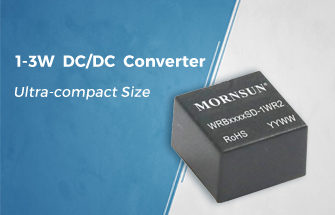 Ultra-compact Size Isolated Regulated 1-3W DC/DC Converter