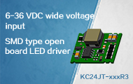 Cost-effective Compact Size SMD Open Frame LED Driver - KC24JT Series