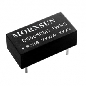 MORNSUN_DC/DC-Fixed Input Converter_SIP/DIP Unregulated Output (0.25-3W)_D050505D-1WR3