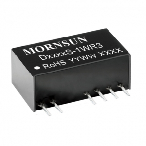 MORNSUN_DC/DC-Fixed Input Converter_SIP/DIP Unregulated Output (0.25-3W)_D_(N)S-1WR3