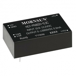 MORNSUN_DC/DC-High Voltage Output Converter_Output Voltage ≤3KV_HO1-PN302V-0.3C