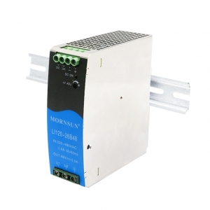 MORNSUN_AC/DC-DIN Rail Power Supply_2-phase Metal case (120-480W)_LI120-26Bxx