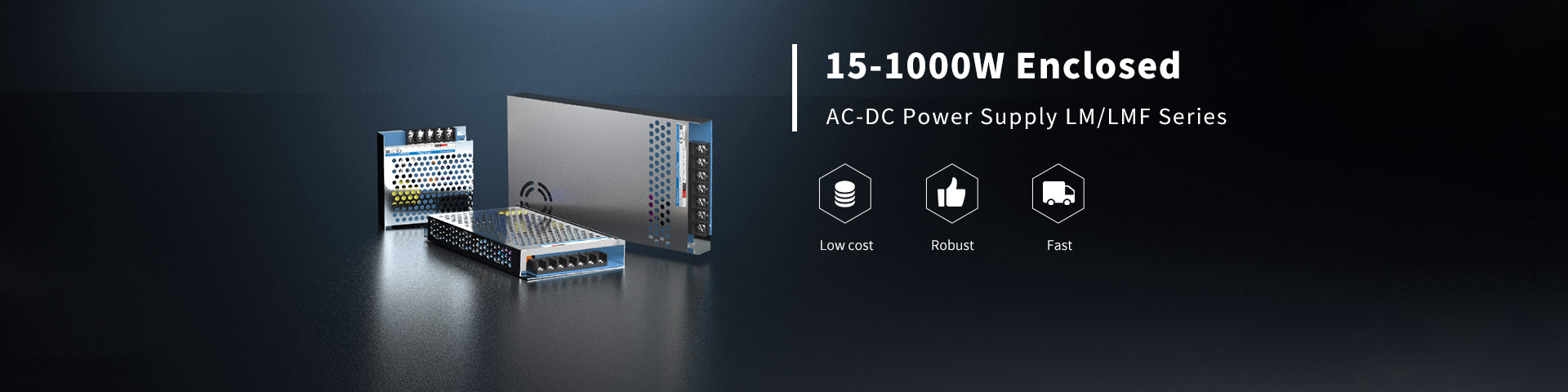 15-1000W enclosed switching power supply LM/LMF SMPS